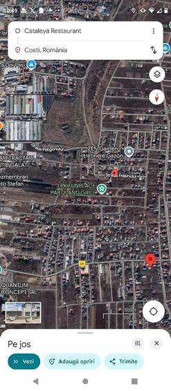 Teren de 500 mp, în Costi