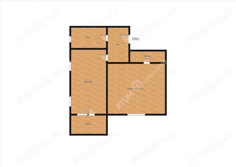 Apartament cu 2 camere în Sud