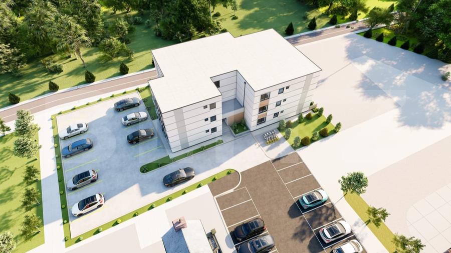 Apartament cu 3 camere semidecomandat în Nord