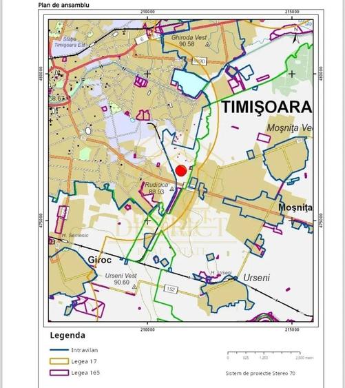 Teren Construcții intravilan de 40646 mp, în Buziașului