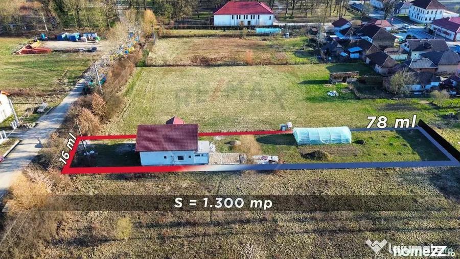 Casă cu 5 camere cu Teren 1300 Mp în Satulung