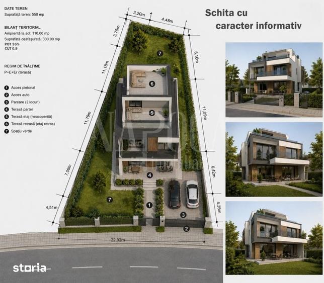 Teren de 550 mp, în Grigorescu