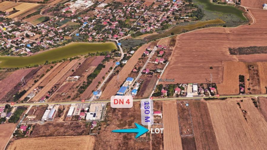 Teren Construcții intravilan de 505 mp, în Frumușani