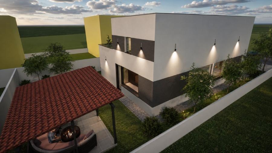 Casă individuală cu 4 camere cu Canalizare în Clinceni