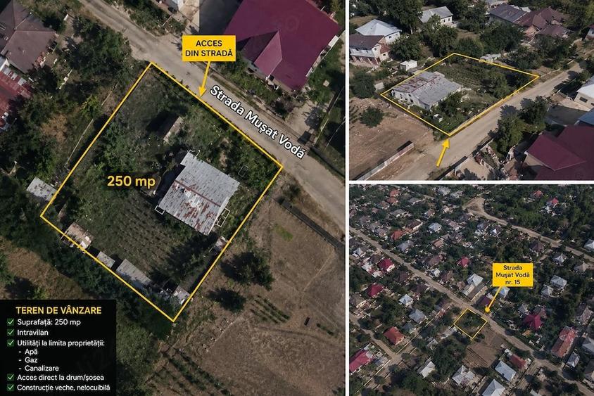 Teren de 250 mp, în Central
