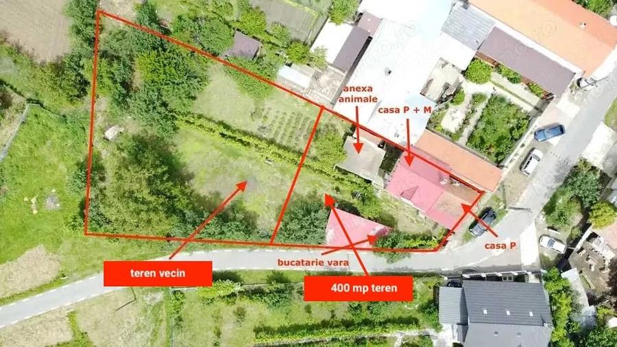 Casă cu Teren 450 Mp în Central