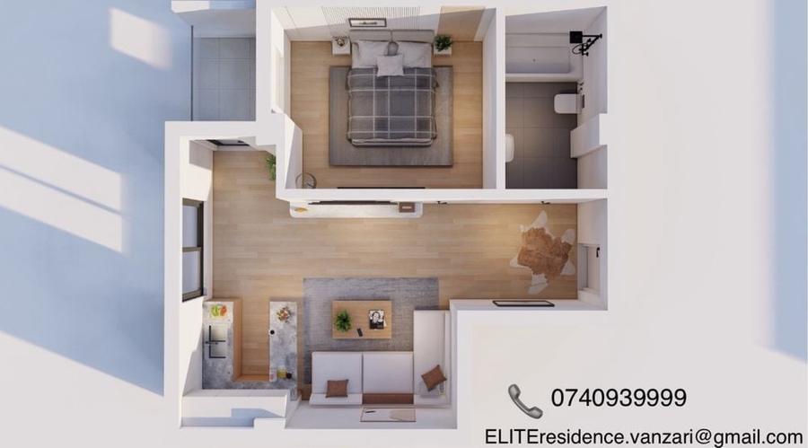 Apartament cu 2 camere decomandat în Rădăuți