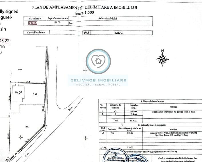 Casă cu 5 camere cu Teren 1179 Mp în Central