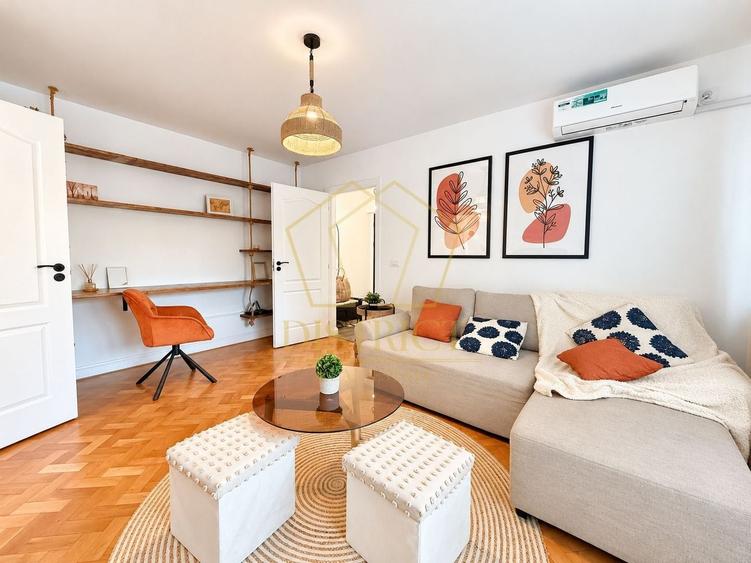Apartament cu 2 camere semidecomandat, mobilat în Tipografilor