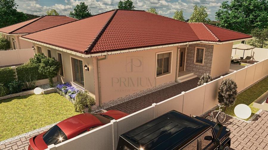 Duplex cu 4 camere cu Canalizare în Moșnița Nouă