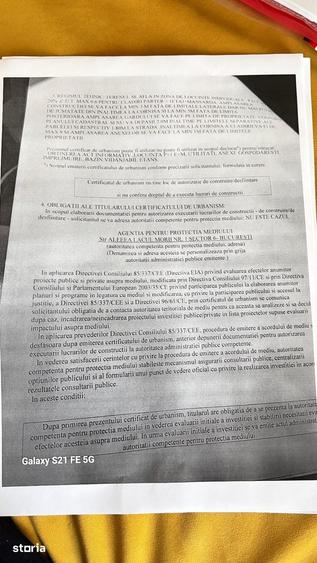 Teren de 3774 mp, în Periș
