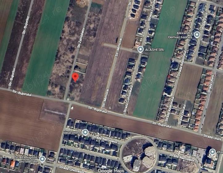 Teren de 1052 mp, în Sântandrei