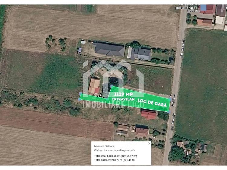 Teren de 1129 mp, în Jucu