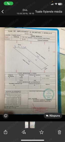Teren de 12600 mp, în Frumușani