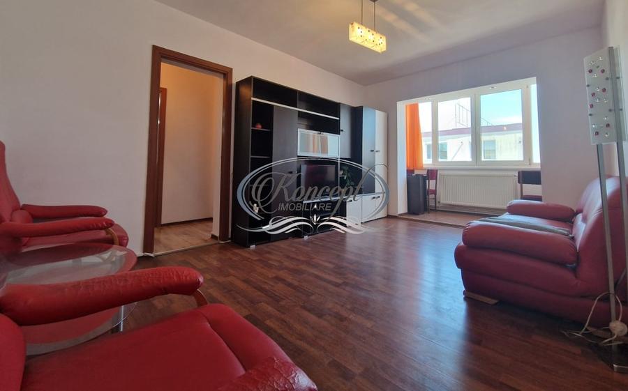 Apartament cu 2 camere semidecomandat, mobilat în Dâmbul Rotund