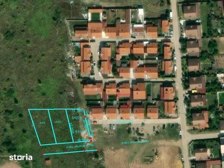 Teren de 515 mp, în Paleu