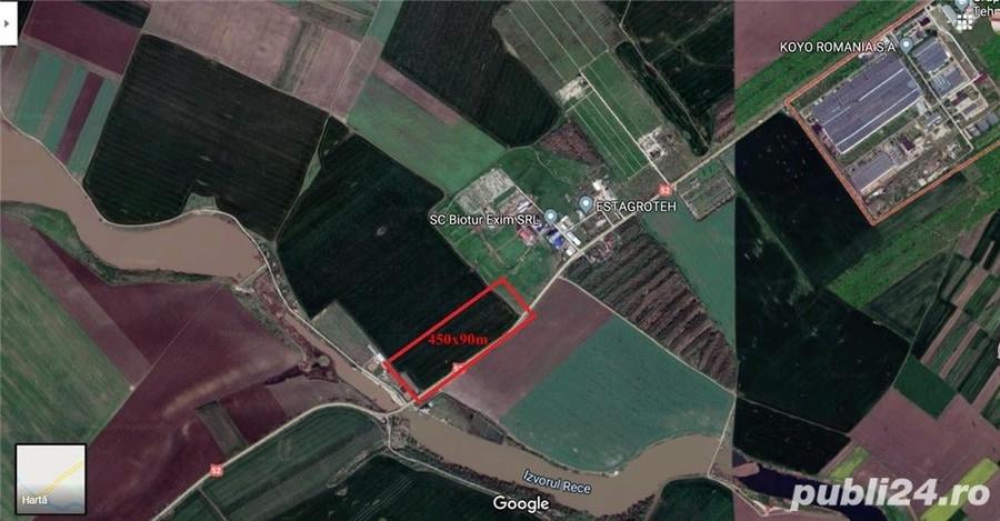 Teren de 45000 mp, în Central