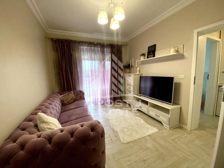 Apartament cu 2 camere semidecomandat, mobilat în Dumbrăvița