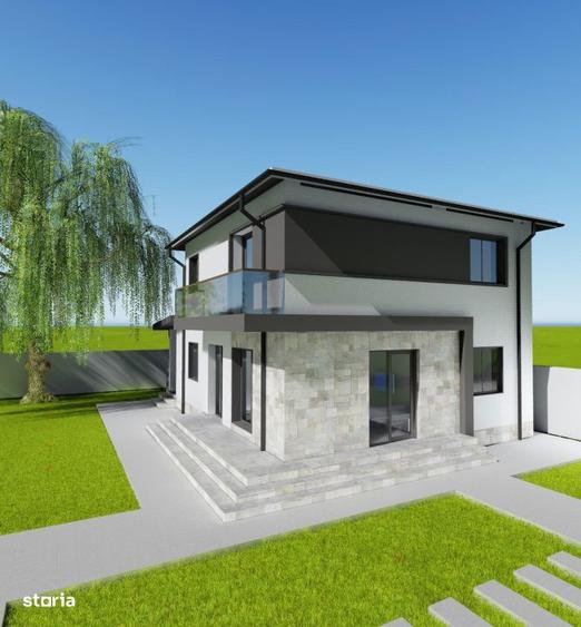 Casă cu 5 camere cu Teren 500 Mp în Cârcea