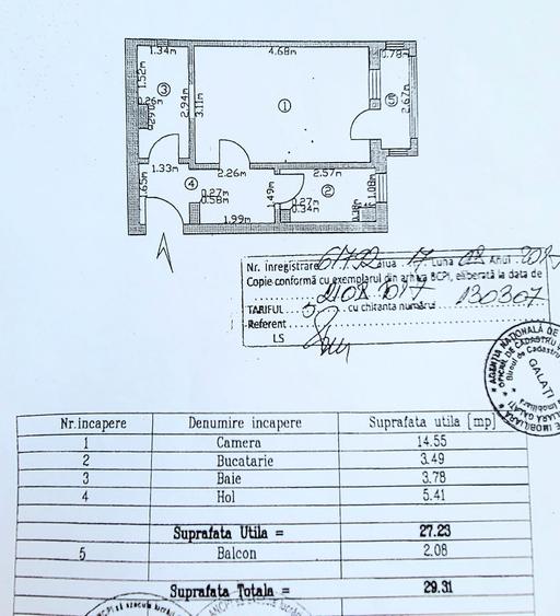 Garsonieră decomandată în Siderurgiștilor
