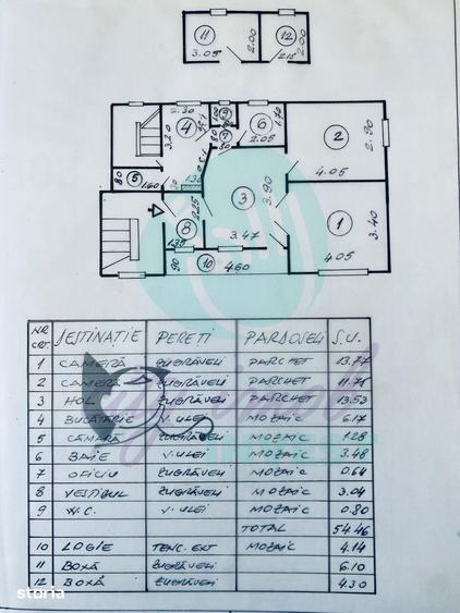 Apartament cu 3 camere în Cotroceni