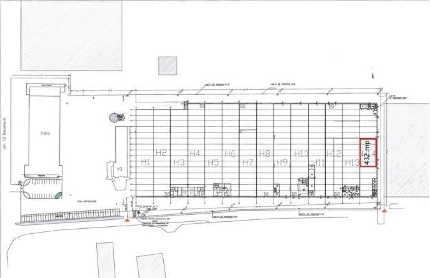 Spațiu industrial, de 1,188 mp, în Tractorul