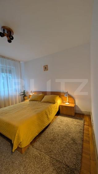 Apartament cu 2 camere semidecomandat, mobilat în Aleea Trandafirilor