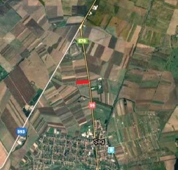 Teren Construcții extravilan de 17500 mp, în Șag