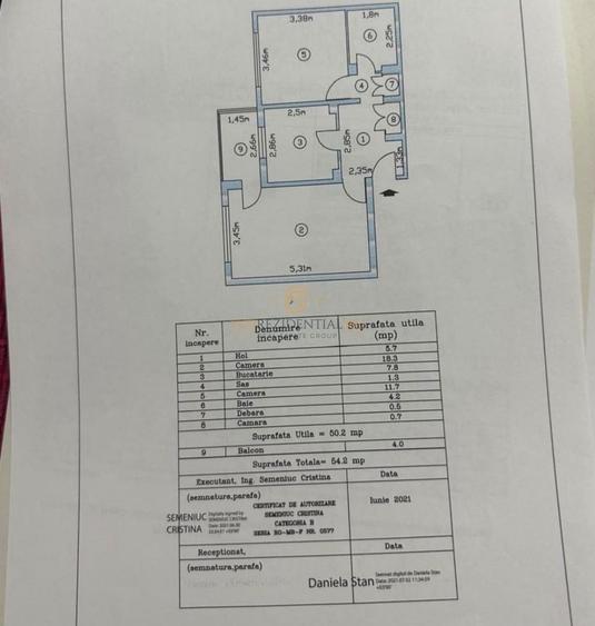 De închiriat – Apartament 2 camere decomandat | 54 mp, Sos. Salaj - 6