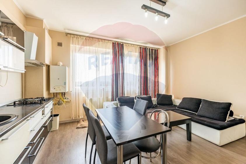 Apartament cu 2 camere semidecomandat, mobilat în UTA