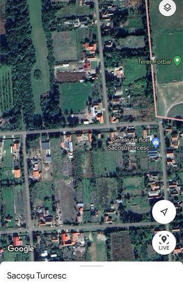 Teren de 11100 mp, în Sacoșu Turcesc