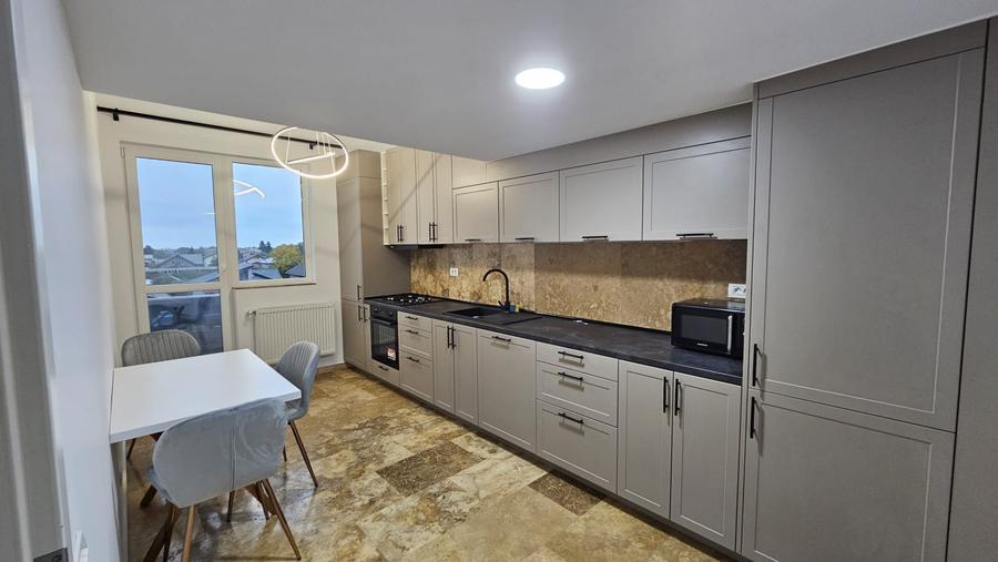 Apartament cu 3 camere decomandat, mobilat în Popești-Leordeni