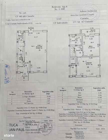 Casă cu 3 camere în Central