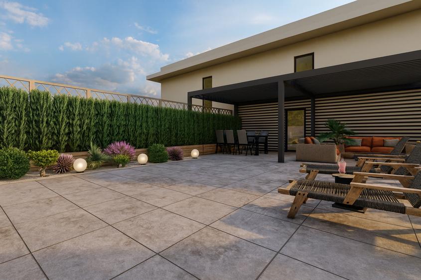 Penthouse cu 4 camere decomandat în Tractorul