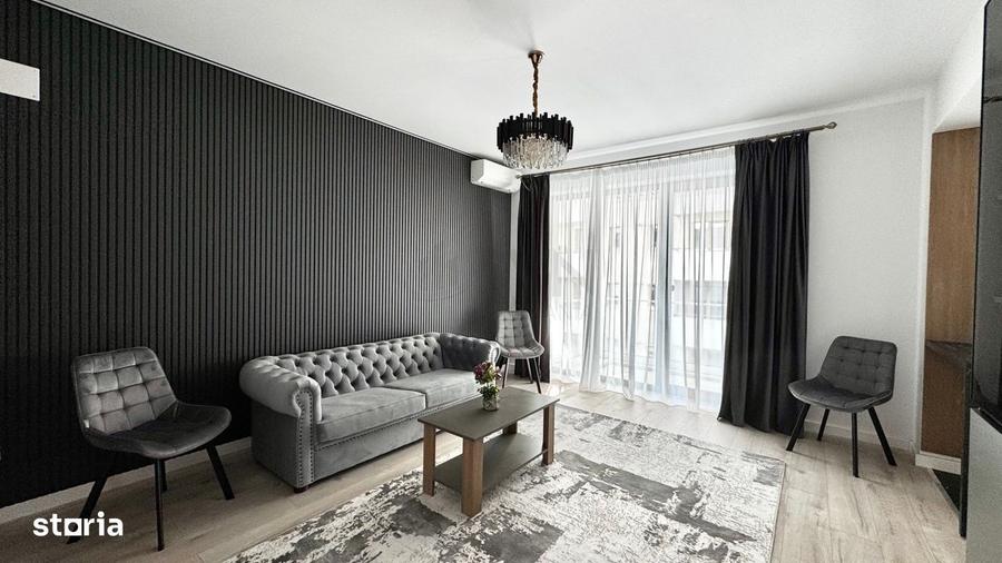 Apartament cu 2 camere, mobilat în Nord