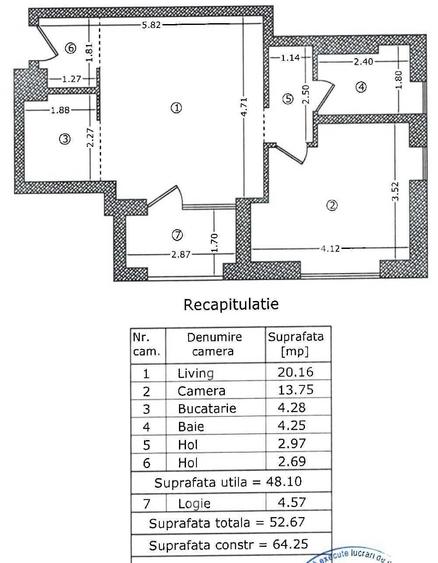 Apartament cu 2 camere semidecomandat în Bucureștii Noi