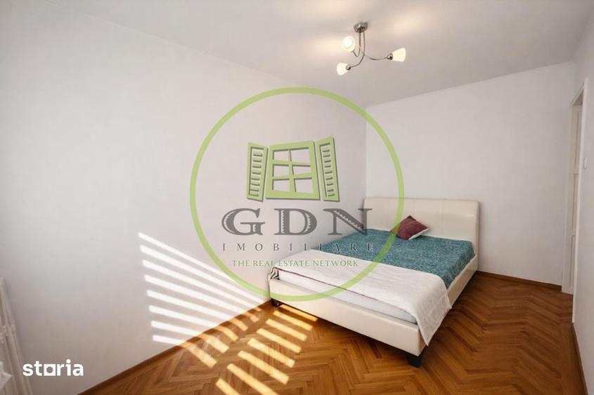 Apartament cu 3 camere decomandat, mobilat în Pajura