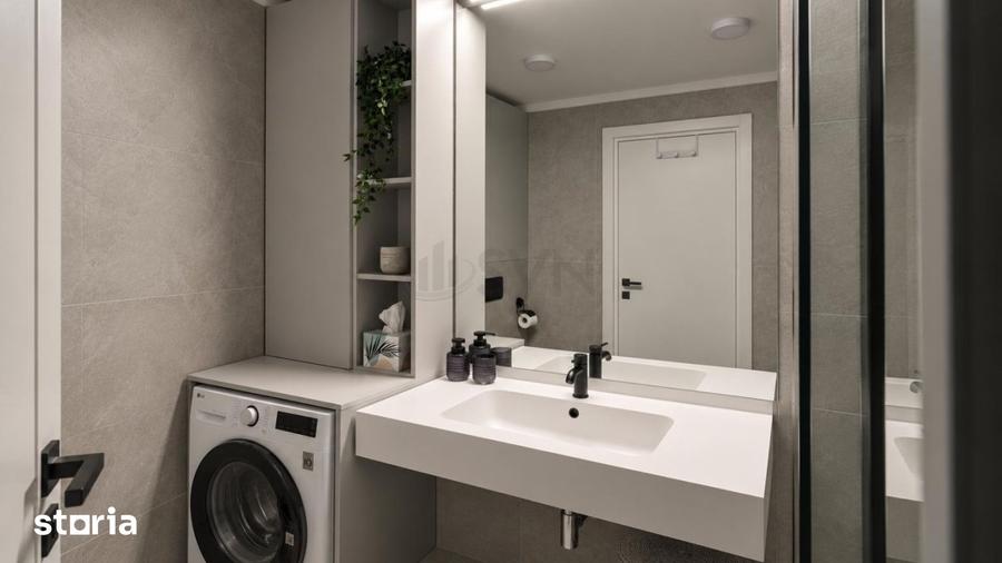 Apartament cu 2 camere semidecomandat, mobilat în Pipera
