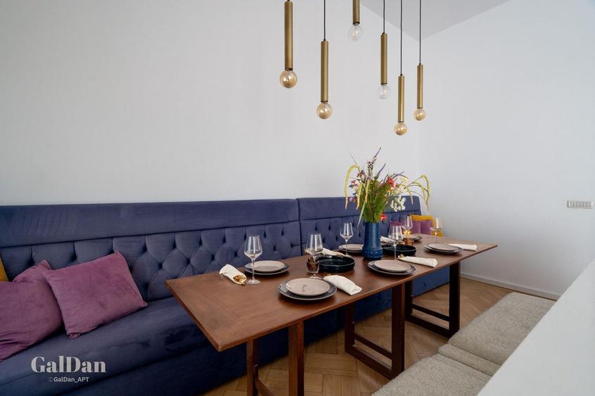 Apartament cu 4 camere, mobilat în Cișmigiu