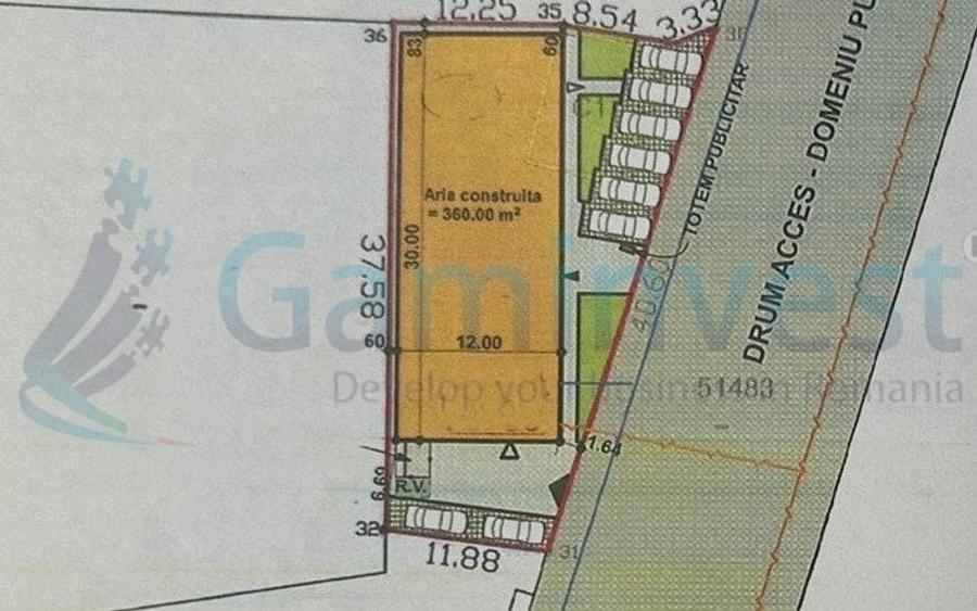 Spațiu comercial, de 340 mp, în Curtuișeni