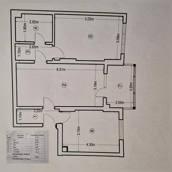Apartament cu 2 camere semidecomandat, mobilat în Drumul Taberei