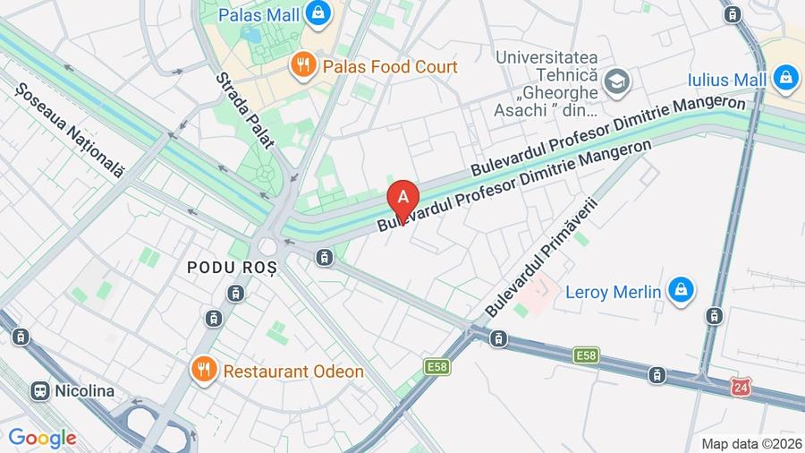 Apartament cu 3 camere semidecomandat, mobilat în Podu Roș