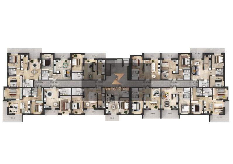 Apartament cu 3 camere în Central