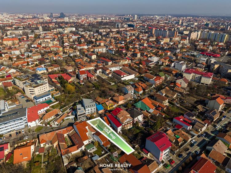 Teren Construcții intravilan de 502 mp, în Elisabetin