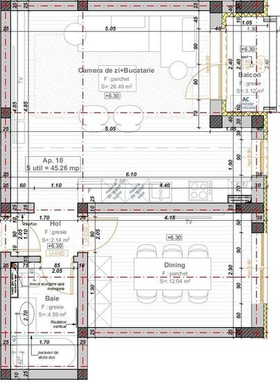 Apartament cu 2 camere decomandat în Giroc — fotografia 1