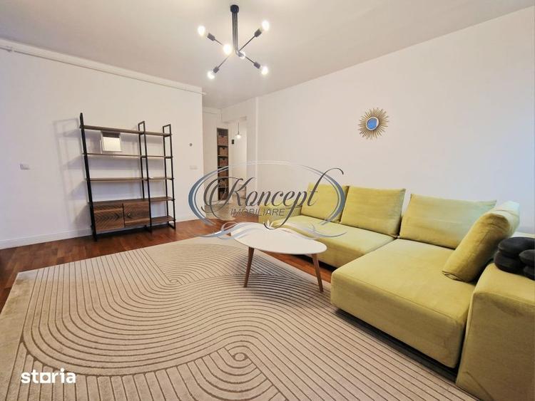 Apartament cu 2 camere semidecomandat, mobilat în Borhanci