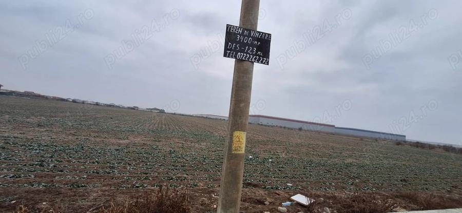 Teren intravilan Dragomiresti-Deal, Str. Ulmului, 3400mp - 4