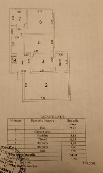 Apartament 3 camere confort 1 decomandat, Progresu, mobilat utilat. - 11