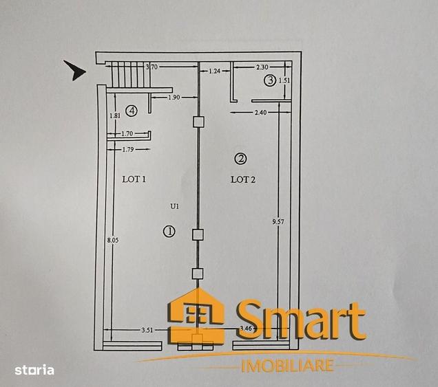 Spațiu comercial, de 78 mp, în Breazu