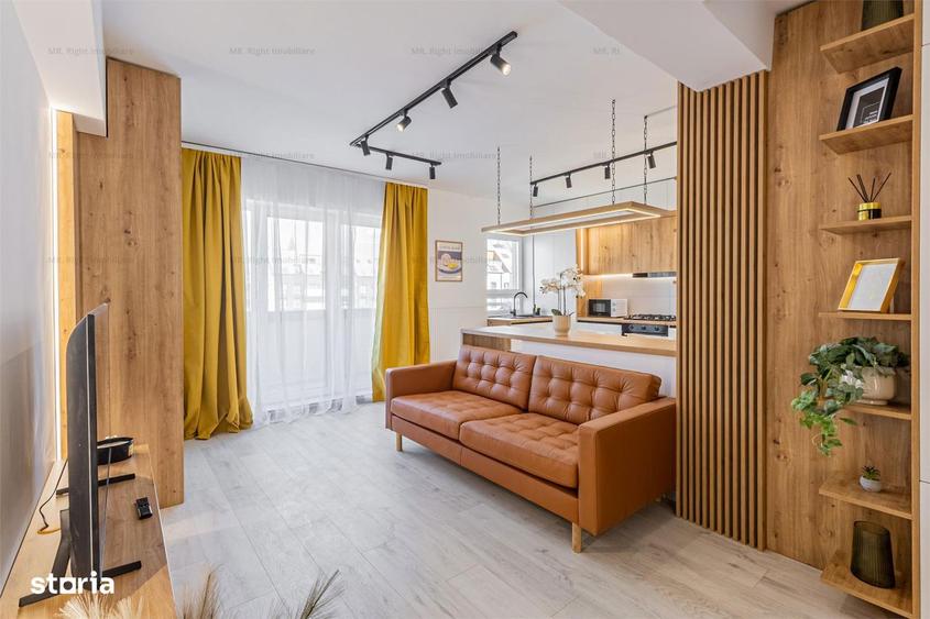 Apartament cu 3 camere, mobilat în Tractorul